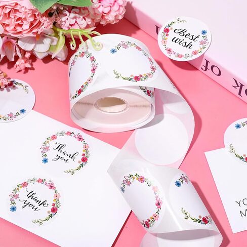 2IN Easter Plaid Direct Thermal Labels Colorful Checkered Label Stickers Spring Round Self-Adhesive Printer Decals for DIY Name Tag Logo Design, 500 Pcs in Kuwait