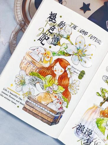 Seahorse Forest Vol6 A34 Cute Rabbit Ji,Pre-Cut Kawaii Thin Clear PET Washi Tape Stickers,Original Design,for Journaling,Scrapbooking,Planner,Scrapbook Supplies,Scrapbook Stickers, Bullet Journal in Saudi Arabia