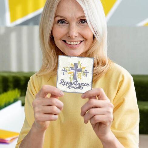Bible Theme Word Cutting Dies Biblical Cross Letter Card Making Die Cuts Carbon Steel Stencils Scrapbooking Embossing Template Dies for DIY Craft Album Easter Festival Gift Decor in Saudi Arabia