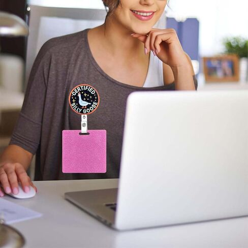 It's Fine I'm Fine Everything is Fine Retractable Badge Reel Holder with ID Clip – Funny Cow Design for Nurses, Medical Assistants, Office Workers, Students, and Hospital Staff in Saudi Arabia