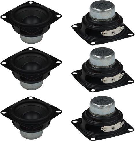 2 بوصة 2 بوصة 4Ohm 10W مكبر صوت كامل المدى مكبر صوت ستيريو لاردوينو (6 قطع) in Kuwait