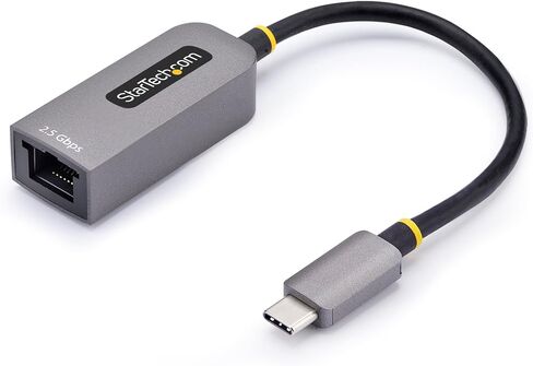 StarTech.com 2.5GbE USB-C to Ethernet Adapter with USB-A Converter, NBASE-T NIC, USB 3.0 Type-C 2.5/1G Multi Speed Network in Kuwait
