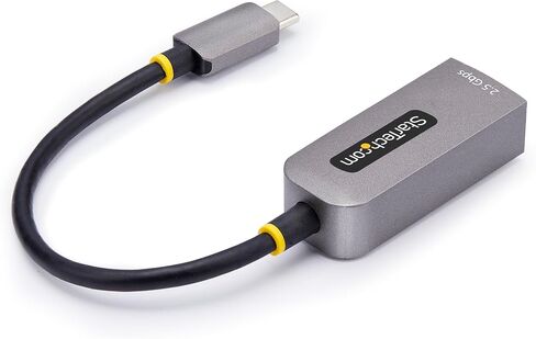 StarTech.com 2.5GbE USB-C to Ethernet Adapter with USB-A Converter, NBASE-T NIC, USB 3.0 Type-C 2.5/1G Multi Speed Network in Kuwait