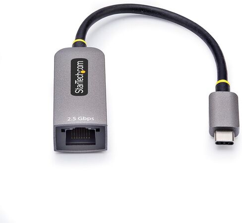 StarTech.com 2.5GbE USB-C to Ethernet Adapter with USB-A Converter, NBASE-T NIC, USB 3.0 Type-C 2.5/1G Multi Speed Network in Kuwait
