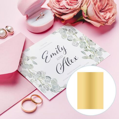 Patikil 11.7x8.3 "ورقة ورق رقائق حار ، 20 ورقة A4 نقل حرارة ورق الختم الساخن رقائق رقاقة للجلد DIY Deco Craft Package Package Card ، Red in Saudi Arabia