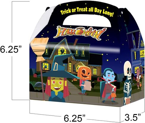 أكياس ArtCreativitive Halloween Treat ، مجموعة من 24 ورقة لف هدية مع 24 ملصقات ختم ، حلوى 10 بوصة ، ملفات تعريف الارتباط ، هدايا ألعاب صغيرة ، in Saudi Arabia
