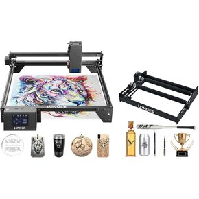 Longer RAY5 20W Laser Engraver & Longer Rotary Roller