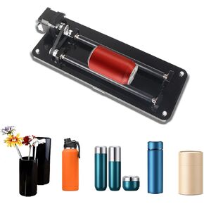 XUNKUANER Laser Rotary Roller,Y Axis Rotary Roller CNC Laser Engraver Rotary Roller for 360° Cylindrical Objects Engraving Attachment,Compatible with Most CNC Router & Laser Engraving Machine