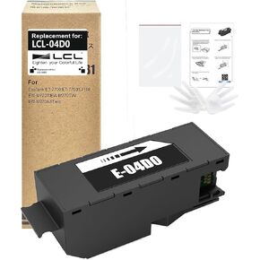 LCL T04D0 T04D000 Ink Maintenance Box Replacement for Ecotank ET-7700 ET-7750 ET7700 ET7750 L7188 L7160 L7180 EW-M770T EW-M770TW EW-M970A3T Printers (1-Pack)