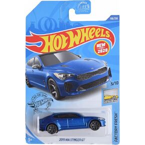 Hot Wheels 2019 Kia Stinger GT ، [Blue] 198/250 Fresh Fresh 3/10