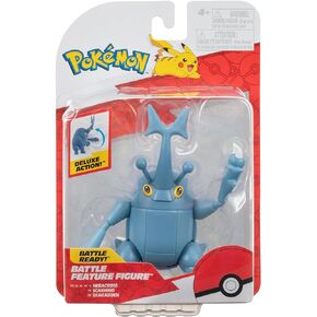 Pokémon PKW3420 Battle Feature Figure - Scaraborn Official Articulated Figure, 11.5 cm