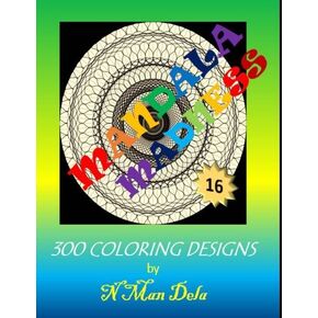 Mandala Madness 16: 300 تصاميم تلوين (تصاميم Mandala Madness)