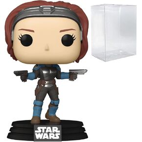 POP Star Wars: The Mandalorian - Bo-Katan Kryze Limited Edition Chase Funko Pop Vinyl Figure (Bundled with Compatible Pop Box Protector Case), Multicolor, 3.75 inches