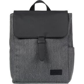 Roxy Women's Large Melting Spot Backpack with Padded Shoulder Straps and Exterior Storage, Anthracite (PU), 21L