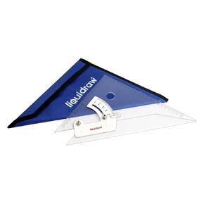 Adjustable Set Square 12" 30cm Drafting Triangle Ruler Acrylic Bevel Edge Protractor Set Square Architectural Drawing Triangular Ruler