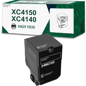 XC4150 XC4140 Black Toner Cartridge 24B6720 Toner Cartridge Compatible for Lexmark XC4140 XC4150 XC4143 XC4153 Printer.1-Pack