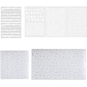 7pcs/مجموعة متينة القالب السيليكون ميناء تصاميم القالب الفريدة من نوعها راتنجات الإبوكسي صنع قوالب لعشاق DIY