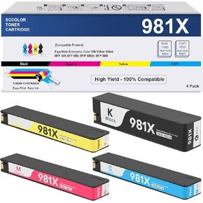 981x خرطوشة الحبر المتوافقة L0R12A L0R09A L0R10A L0R11A استبدال خرطوشة الحبر على مستوى الصفحة 556 556DN 556XH MFP 586 MFP 586Z MFP 586DN MFP 586F.XX-LARGE