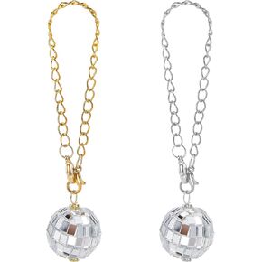 2Pcs Disco Ball Stanley Cup Charms Tumbler Charms Tumbler Accessories for Tumbler Cups