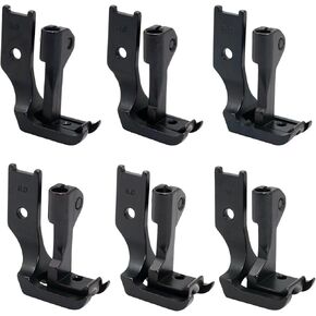 YEQIN 6 Pack/Set #S380-B Walking Welt Cording Presser Feet Compatible with JUKI DNU-241,DNU-1541, Singer 153K101,153W101, Brother LS2-B837, Consew 206RB, 225
