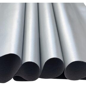 Large Soft Vinyl Upholstery Leather Fabric 1 Yard 56.3x36inch, 0.8mm Thick Texture Faux Leather Sheets, for Upholstery Crafts, Sofa, Car Seat, Handbag, Earrings, Hair Bows, DIY Crafts (Grey)