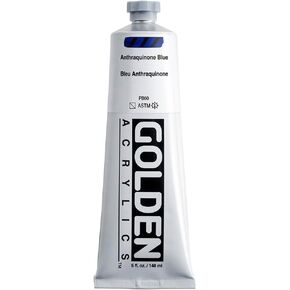 Golden Heavy Body Acrylic - Anthraquinone Blue - 5 oz Jar