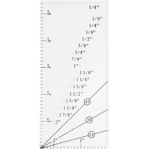 Quilting Ruler Quilling Tools, Set of Quilting Seam Guide Ruler Sew Seam Allowance Ruler Magnetic Seam Guide for Sewing