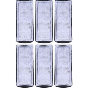 GLOGLOW 6 Pack Replacement Aquarium Filter Cartridges for Fish - Premium Wall Mounted Cotton Filter Accessories