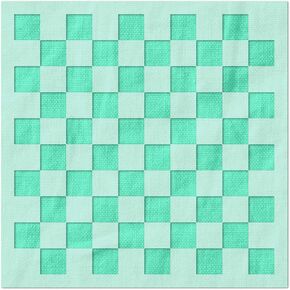 Stencil Stop Checkerboard Stencil 10x10 Squares - Reusable for DIY Projects, Painting, Drawing, Crafts (12"x12")