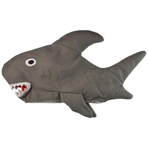U. S. Toy One Shark Theme Plush Hat, 24", Gray (USTH310)