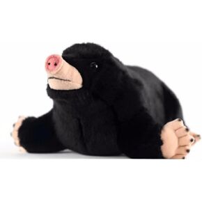 لعبة Lilizzhoumax Little Mole Plush ، Anime Mole Plush Animal ، Plush Soft ، لعبة الفتيات ، هدية للأطفال ، ديكور المنزل (الأسود 11.8 بوصة)