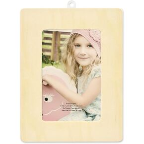 Wooden Frame to Paint Picture Frame to Paint Photo Frame Unfinished Frames Wooden Frames for Crafts Wooden Craft Frames Craft Wood Craft Picture Frames DIY Picture Frame Wood Crafts to Paint (1 Pc)