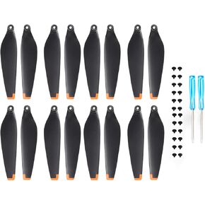 16Pcs Mini 4 Pro/Mini 3 Pro Propellers for DJI Mini 4 Pro/Mini 3 Pro Low-Noise Blades Props Wing Replacemen Accessories