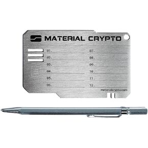 USDT Wallet - USDT Cold Storage Storage - محفظة غير قابلة للمعادن وسهلة وآمنة - 100 ٪ من محفظة أجهزة التشفير (Metal) بنسبة 100 ٪