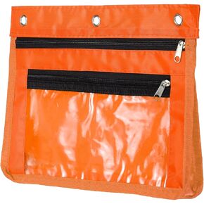 PATIKIL PENCEL PENCIL POCK FOR 3 RINGS BINDER ، 1 PACK OXFORD CARGE CARGE STELL SHIPPER BINDER PENCER