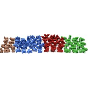 Ark Nova Special Enclosure Animals Board Game Pieces (80 Pieces)