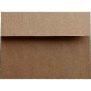 Kraft Grocery Bag Brown 25 Pack 78lb A2 (4-3/8 × 5-3/4) مغلفات لحفلات الزفاف من معرض المظروف
