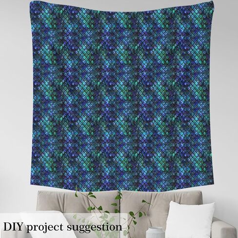 Erosebridal Dragon Fabric by The Yard,Dragon Scales Upholstery Fabric,Fantasy Dragon Squama Decorative Fabric,Western Dragon Scales Indoor Outdoor Fabric for Women Men Adults,1 Yard in Saudi Arabia