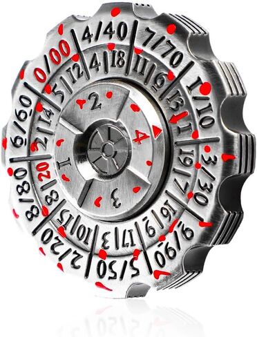 7-in-1 DND Dice and Fidget Spinner Dice Set, Dungeons and Dragons Role Playing Dice, Metal D&D Spinner Dice Set in Saudi Arabia