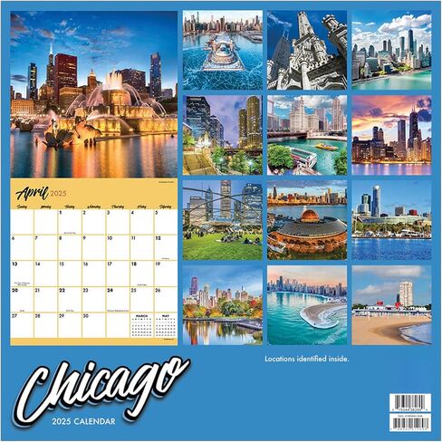 TF PUBLISHING 2025 Wisconsin Wall Calendar - Large Grids for Appointments and Scheduling - Vertical Monthly Wall Calendar 2025 - Home and Office Organization - Premium Gloss Paper - 12"x12" in Saudi Arabia