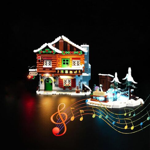 DALDED LED Lighting Kit for Lego Icons Alpine Lodge, LED Light Compatible with Lego 10325 Building Block Models (Music Version) in Kuwait