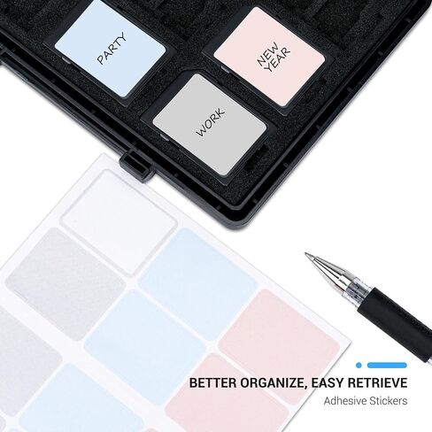 (NOT FIT CF Card) CFexpress Type A Card Case, SD Card Case Holder Storage, Water-Resistant Shockproof Memory Card Case Ogranizer for 12 SD Card, 12 CFexpress Type-A Card for Sony A1 A7SIII A7S3 Camera in Saudi Arabia
