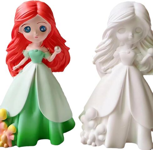 Princess Silicone Mold, Sweety Girl Candle Mold for Soap Soy Wax DIY Handcraft,Long Hair Girl Resin Mold for Bridesmaid Gift Wedding Party Home Dinner Festive Days Car Decoration (A) in Saudi Arabia
