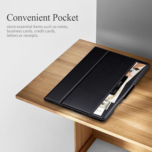 حافظة auaua لجهاز iPad Pro 13 بوصة 2024 (M4)، مع حامل قلم رصاص وجيب، زوايا رؤية متعددة، إغلاق مغناطيسي، نوم/تنبيه تلقائي (أزرق) in Kuwait