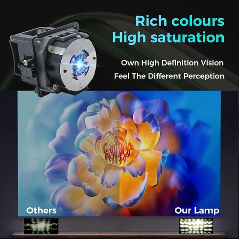DT01151/DT01141 Replacement Projector Lamp Bulb with Housing for Hitachi CP-RX79 CP-RX82 CP-RX93 CP-X2520 CP-X3020 ED-X26 ED-X50 ED-X52 CP-X8 CP-X7 CP-X9 CP-WX8 HCP-2250X/2700X/U25E/U27E/U32S in Kuwait