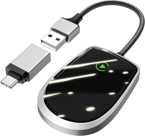 Wireless CarPlay Adapters - Wireless carplay Adapters for Apple Convert Factory Wired to Wireless Apple carplay, Plug and Play carplay Wireless Adapters No Latency from, Suitable for iPhone iOS 10+ in Saudi Arabia