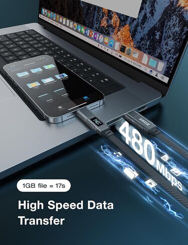 كابل USB C [كابل شحن 65 وات 4 في 1، 3 أقدام] سلك شاحن USB C مضفر مسطح مع نقل البيانات، كابل شحن متعدد كومبو من النوع C/USB A/L مناسب لأجهزة iPhone/iPad ومعظم الأجهزة، 3 أقدام in Kuwait