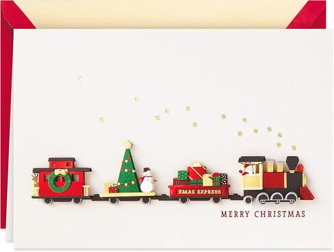 Hallmark Signature Christmas Card (Christmas Train) in Saudi Arabia