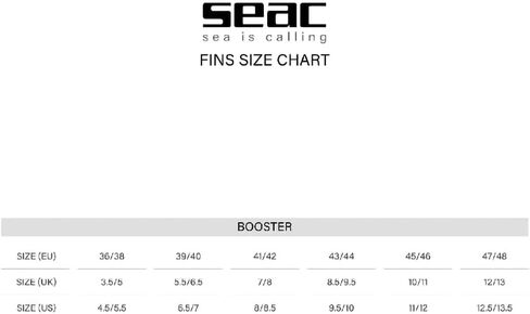 SEAC Booster, Long fins with Interchangeable Blades for Freediving and Spearfishing in Saudi Arabia