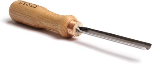 Stryi Wood Carving Gouge 1.2 Inch Blade #5 - Slight Bent Radial Profile, Half-Round Chisel, Woodworking Hand Gouge, Carbon Steel Blade, Wood carving Tools For Hard and Soft Woods G530 in Saudi Arabia
